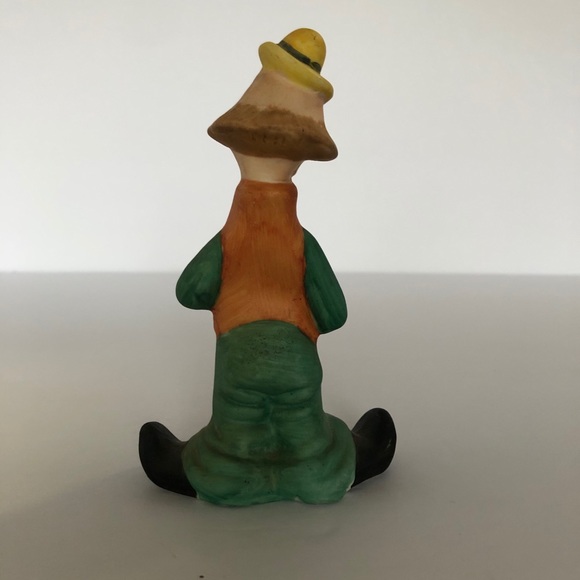 Hobo Clown Porcelain Figurine playing Saxophone 5” - Picture 2 of 3